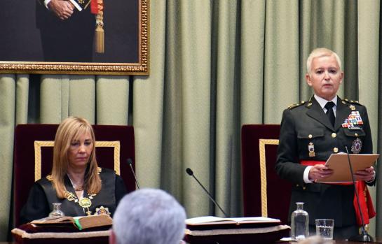 La general consejero togado Begoña Aramendía