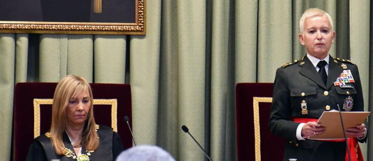La general consejero togado Begoña Aramendía
