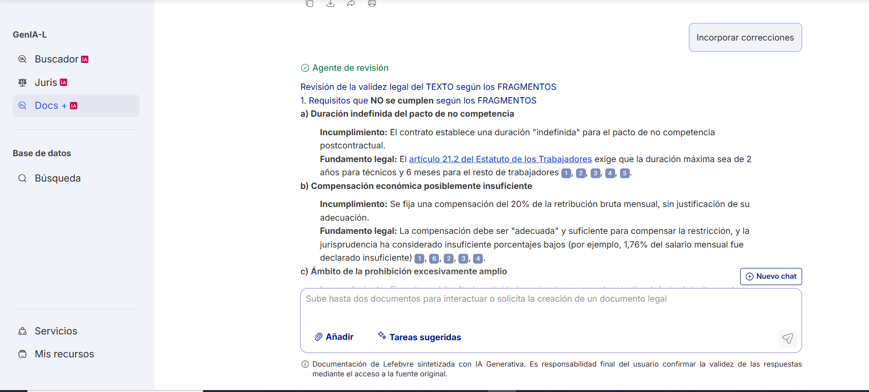 Genial Docs+ y el agente