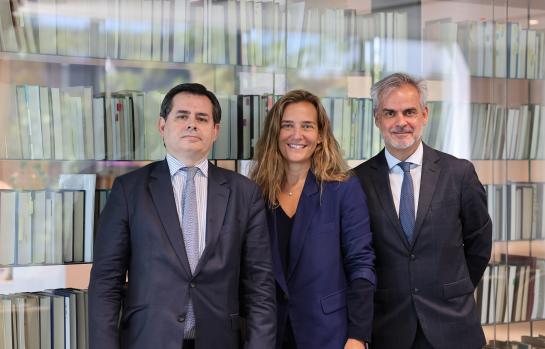 foto Manuel Mingot, Cristina Camarero e Israel Gómez-Caro