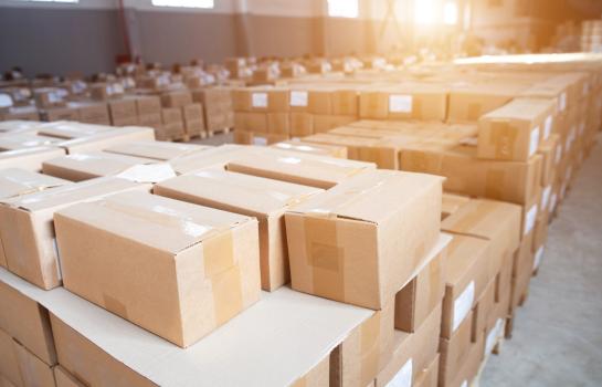 A,Lot,Of,Cardboard,Boxes,In,Stock.,Detention,Of,Smuggled