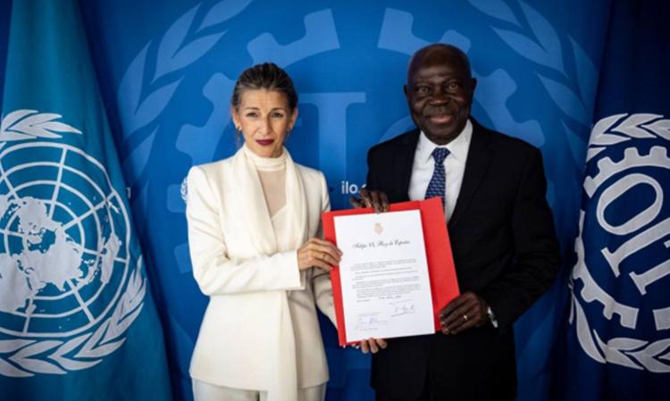Entrega convenio OIT