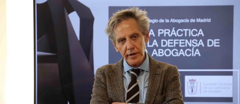 Javier Mata, diputado del ICAM responsable de Defensa de la Abogacía y el informe de dilaciones en juzgados_img