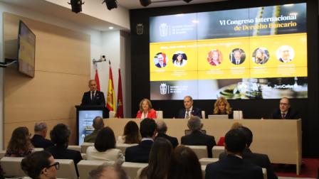 El Decano Eugenio Ribón inaugura el VI Congreso Internacional de Derecho Bancario ICAM