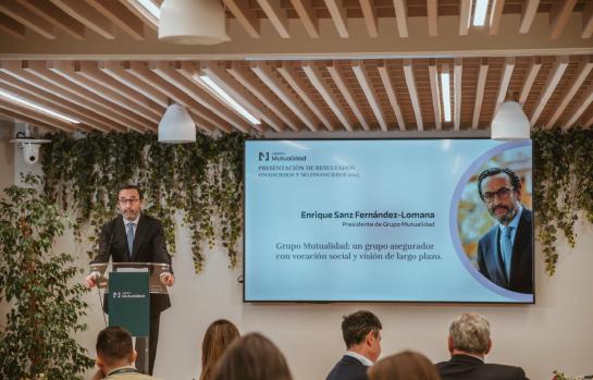 Enrique Sanz Fernández-Lomana, presidente de Grupo Mutualidad