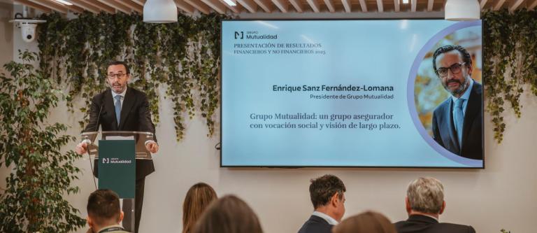 Enrique Sanz Fernández-Lomana, presidente de Grupo Mutualidad