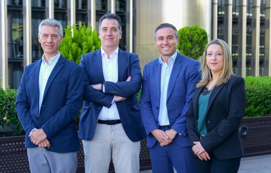 De izq a der. Mario Rodríguez Lancho, Carlos Barreda, Alberto Gilarranz y Aida Aparicio_img