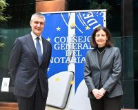 El presidente del Notariado italiano, Vito Pace y la presidenta del Consejo General del Notariado, Concepción Pilar Barrio Del Olmo_img