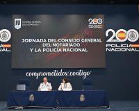 Presidenta del CGN y Comisario General de Policía Judicial