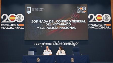 Presidenta del CGN y Comisario General de Policía Judicial