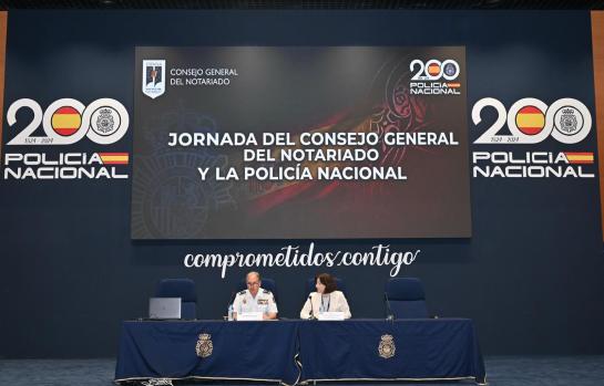 Presidenta del CGN y Comisario General de Policía Judicial