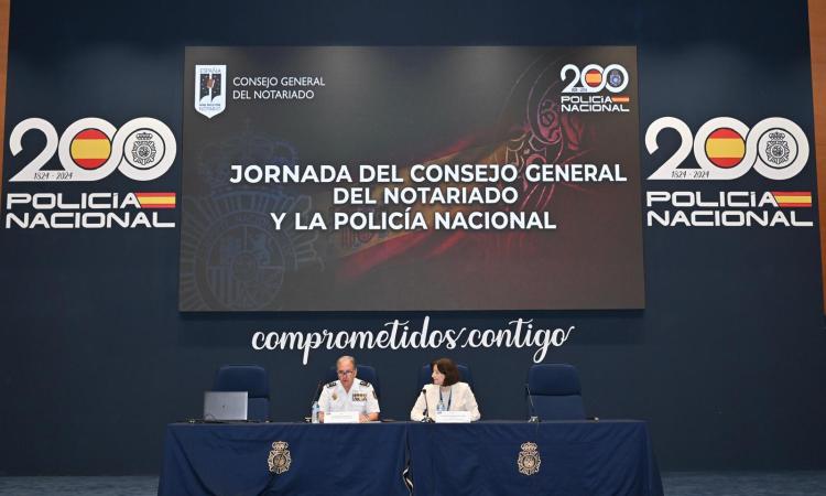 Presidenta del CGN y Comisario General de Policía Judicial