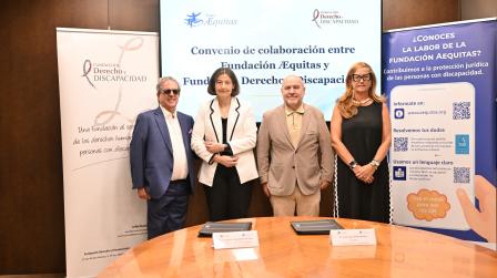 Firma Convenio fundaciones Aequitas y Derecho y Discapacidad_img