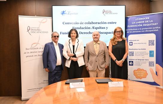 Firma Convenio fundaciones Aequitas y Derecho y Discapacidad_img