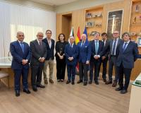 de izda. a dcha. Alberto Ramón Gaitán, Víctor Manuel Arrabal, Luis Mayorga, Concepción Pilar Barrio Del Olmo, Juan Jesús Vivas, Manuel Seda, Alfonso Cavallé, Francisco Javier Balsera, Juan Ramón Furrasola y José Eduardo García Pérez._img