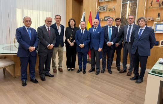 de izda. a dcha. Alberto Ramón Gaitán, Víctor Manuel Arrabal, Luis Mayorga, Concepción Pilar Barrio Del Olmo, Juan Jesús Vivas, Manuel Seda, Alfonso Cavallé, Francisco Javier Balsera, Juan Ramón Furrasola y José Eduardo García Pérez._img
