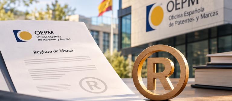 Registro de Marca en la OEPM (imagen generada con IA)
