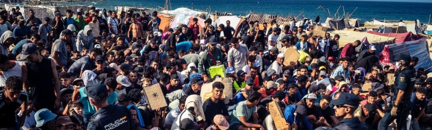 Desorden público por la crisis migratoria e invasión de Ceuta_img
