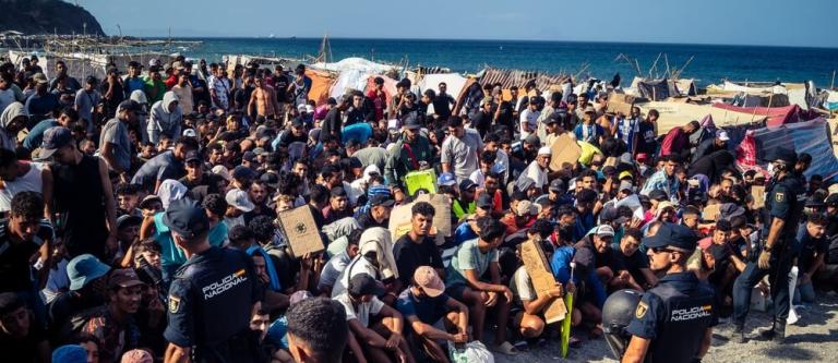 Desorden público por la crisis migratoria e invasión de Ceuta_img