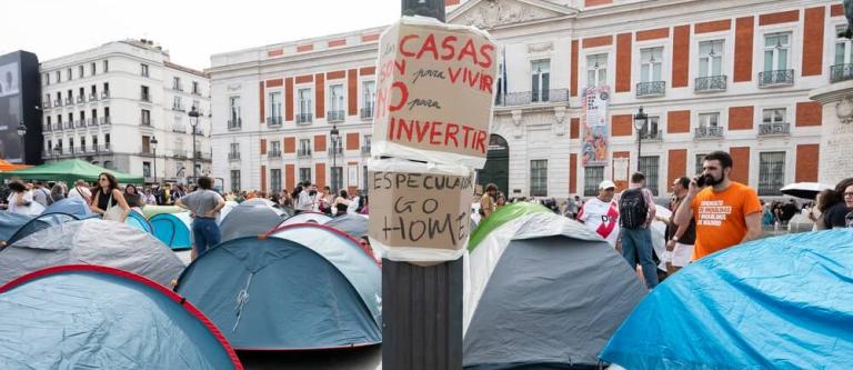 La acampada de Sol por las medidas de vivienda_img